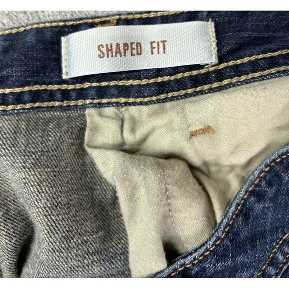 Eddie Bauer Women's Size 6 R Shaped Fit Blue High Rise Straight Jeans Baggy Y2K - Picture 15 of 15